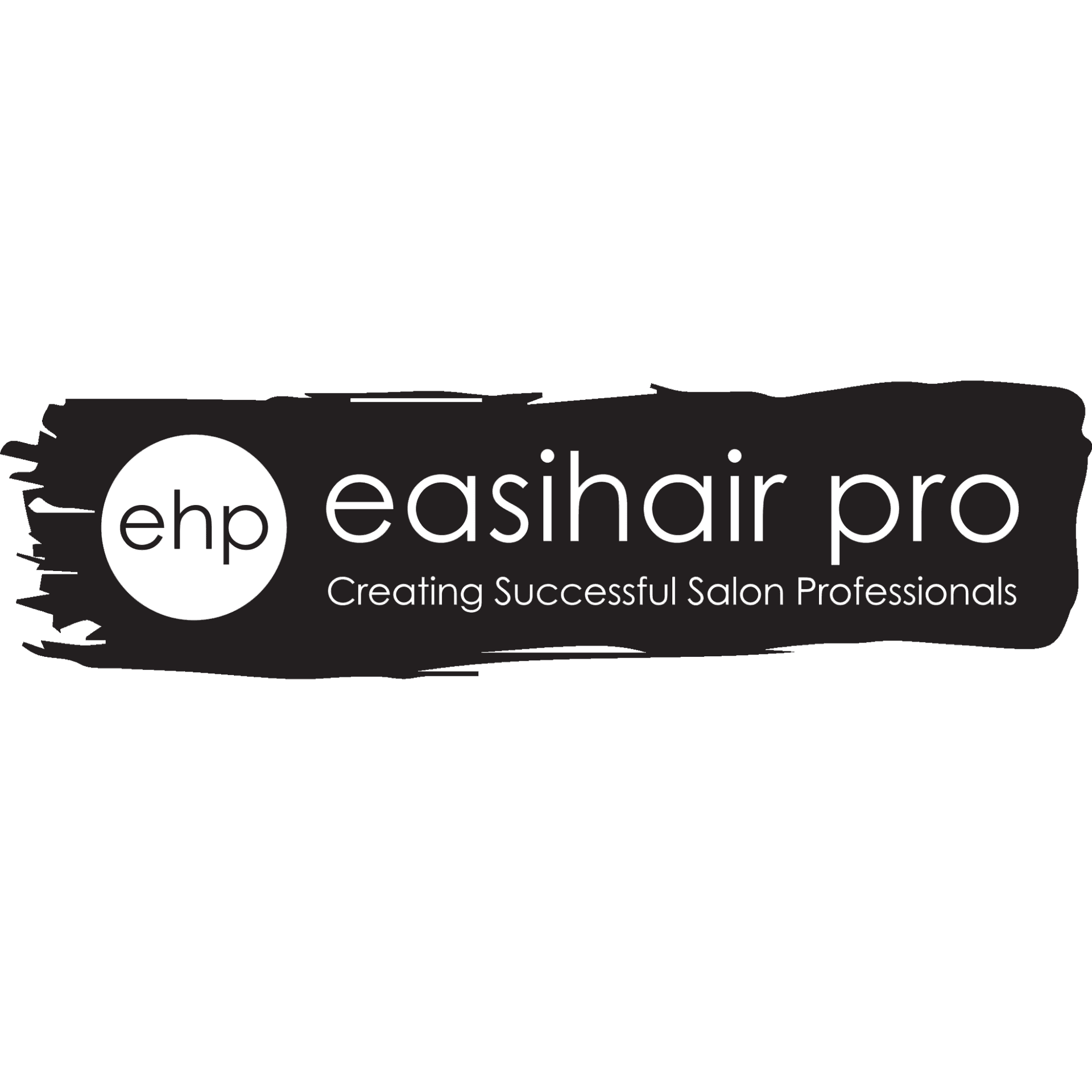 Easihair Pro logo with text 'Creating Successful Salon Professionals' on a black background.